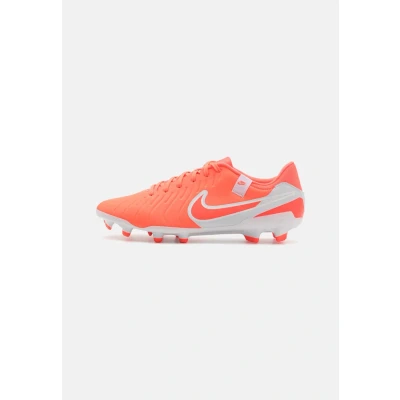 Image of Nike Performance Legend 10 Academy FG Moulded stud football boots, Size: 4.5, Hot lava/white Imitation leather/ textile