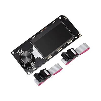 Image of WANGCL Mini12864 LCD Graphic Smart Display Control Board with Adapter and Cable for Ender 3 Prusa i3 3D Printer RAMPS 1.4 RepRap VORON 2.4