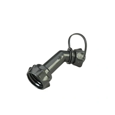 Image of hünersdorff 819911 Auslaufrohr Outlet Pipe, Black
