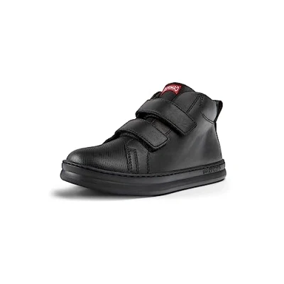 Image of Camper Runner FOUR Hightop trainers for kids, Size: 8.5K, Schwarz Leather