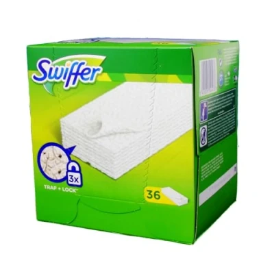 Image of Swiffer Dry Wipe Tissues Refill Pack, White