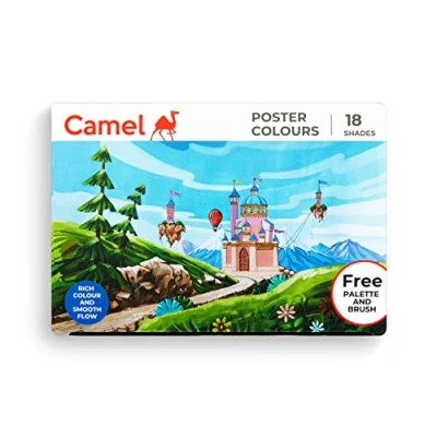 Image of Camlin Kokuyo Student Poster Colour, 18 Shades (Multicolor)