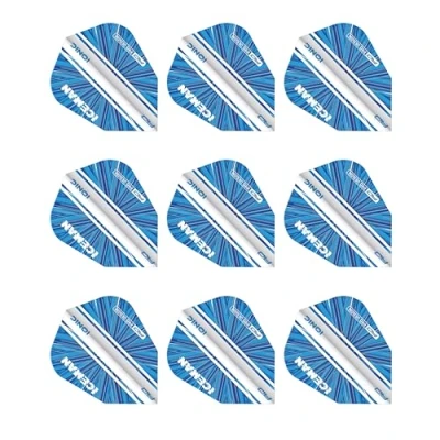 Image of RED DRAGON Hardcore Ionic Gerwyn Price Blue Burst V Standard Dart Flights 3 Sets Per Pack (9 in total)