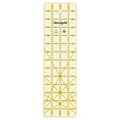 Image of Prym 4 x 14 inch Universal Ruler with Angles Scale