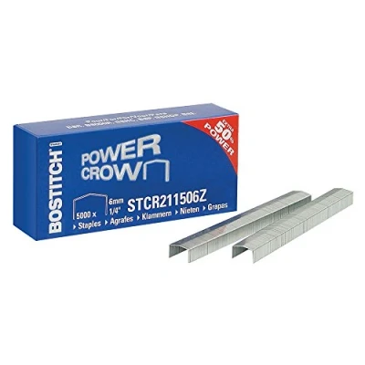 Image of Bostitch STCR211506Z Staples for B8 Flat Clinch / New Gen Mini Classic Quantity per Pack 5000 Thickness 11 x 6 mm