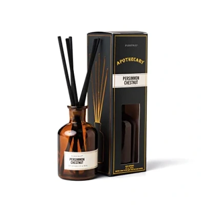 Image of Paddywax Apothecary Collection Reed Diffuser, 3 Ounce, Persimmon Chestnut