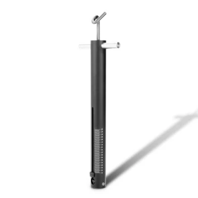 Image of DAUERHAFT Aluminum Alloy Bow Scale, Portable Heavy Duty Accurate Hand Held Draw Weight Archery Scale Power 15 100lbs for Recurve/Compound Hunting (Black)