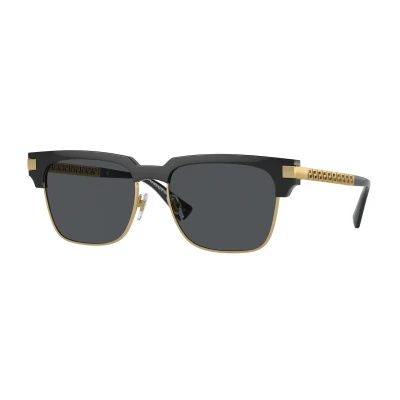 Image of Versace Unisex Sunglasses, Size: 55, Black