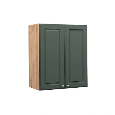 Image of Vicco Wall cabinet Fame Line, Green Gold Country House/Gold power oak, 60 cm