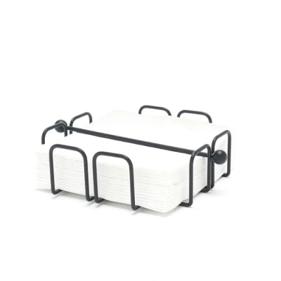 Image of simplywire Napkin/Serviette Holder with Weighted Bar Black