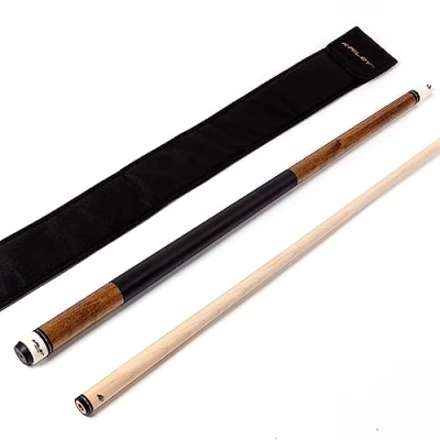 Image of Riley Unisex American Classic Pool Cue And Case Set, Medium Wood Staim, 58 147cm EU