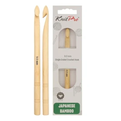 Image of KnitPro Bamboo crochet hook 9.00mm 3pcs