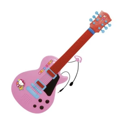 Image of Reig Hello Kitty 6 String Guitar with Earpiece Microphone