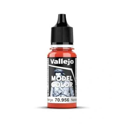 Image of Vallejo Model Color 17 ml Acrylic Paint Clear Orange