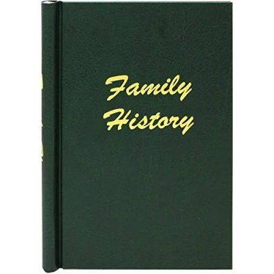 Image of Family History Springback Binder A4 Leather Effect (Green)
