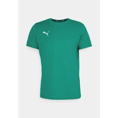 Image of Puma Teamgoal Casuals TEE Basic Tshirt, Men&#039;s, Size: Small, Green/white