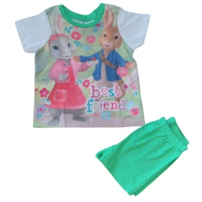 Image of Peter Rabbit Girls short shortie pyjamas (18 24 Months), Mulitcolour