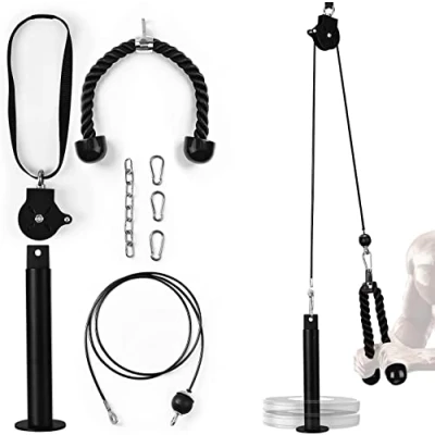 Image of RPM Power Weight Cable Pulley Machine Lat Pull Down for Bicep Curls, Tricep Workouts, Arm Workouts &amp; Home Gym