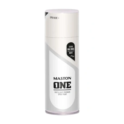 Image of Maston Spray Paint ONE Matt Cream RAL9001 400ml