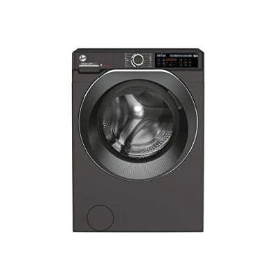 Image of Hoover H Wash 500 HDD4106AMBCR Freestanding Washer Dryer, Care Dose, A Rated, 10 kg/6 kg Load, 1400 rpm, Graphite