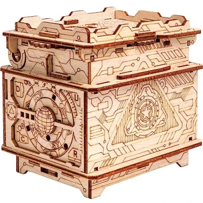Image of ESC WELT Orbital Box Creative Puzzle for Money, Vouchers, and Gift Cards Escape Room Game Jewellery Unique Boxes Wedding Birthday Party Easter Games