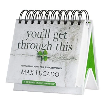 Image of DaySpring Max Lucado You&#039;ll Get Through This: Hope and Help for Your Turbulent Times an Inspirational Day Brightener Perpetual Calendar