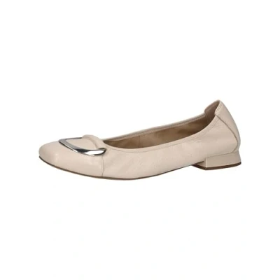 Image of CAPRICE Women&#039;s 9 22106 42 Ballet Flats, Ecru Pearl Deer, 38 EU, 6 UK
