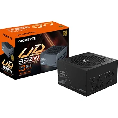 Image of GIGABYTE UD850GM PG5 V2 Power Supply Unit 850W, 80 PLUS Gold, Support PCIe Gen 5.0 graphics card, Fully Modular, ATX 3.0, UK plug
