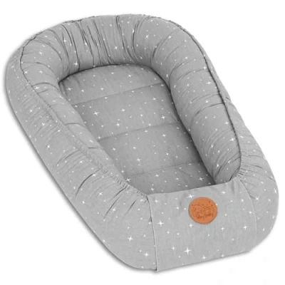 Image of Babynest Cocoon Newborn 90 x 50 cm Cuddle nest for Newborns Handmade Cuddly Baby Bed Made of Cotton Galaxy
