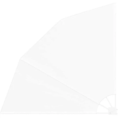 Image of vidaXL Balcony Privacy Screen Folding Manual White 140 x cm Fabric
