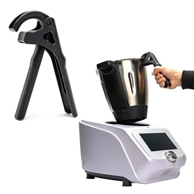 Image of mixcover Grab Rail Compatible with Monsieur Cuisine Connect, Smart and Other Cooking Pots, Mixing Pot Handle, Accessories for MCC, MCS, Removable Handle