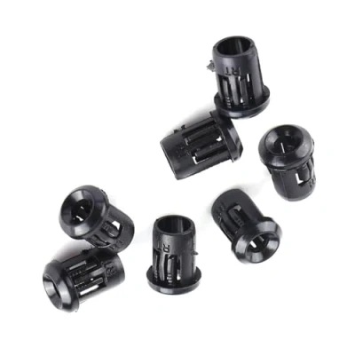 Image of Fafeicy 3mm 5mm 8mm 10mm LED 50Pcs Plastic Black Lamp Socket Diode Holders Panel Display Clip Bezel (3mm), Connector