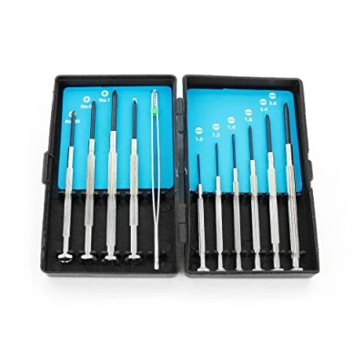 Image of Modelcraft 11 Piece Precision Swivel Top Screwdriver Set