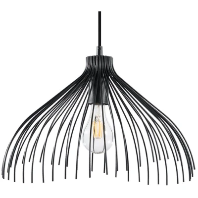 Image of Umb Wire Frame Pendant Light Black E27