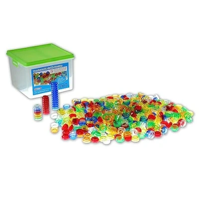 Image of TickiT 73091 Stackable Counter, Translucent