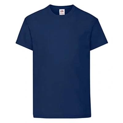 Image of Fruit of the Loom Kids Original T Shirt 21 Colours / Age 3 15 Yea Navy 911
