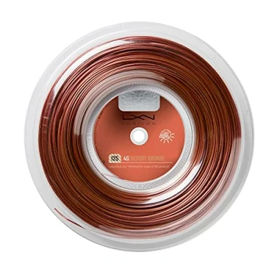 Image of Wilson Luxilon 4G Tennis String, 200 m Roll, Desert Bronze, 1.25 mm,