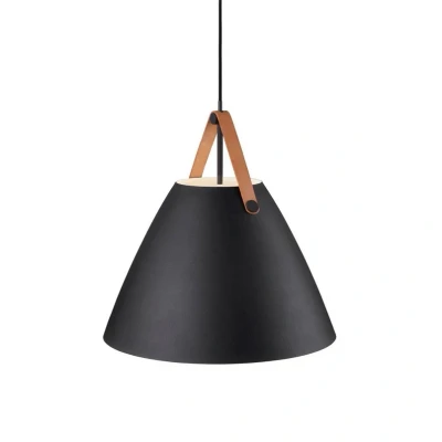 Image of DFTP by Nordlux Pendant light Strap, metal shade, Ø 48cm, black
