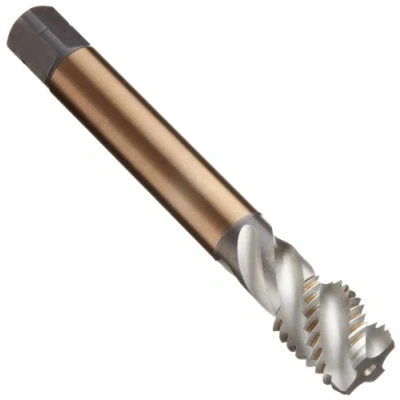 Image of Dormer E002M4 Series E002 HSS E PM Spiral Flute Machine Tap Metric with Bright Finish, ISO Standard, M4 x 0.70 mm Thread, 53 Length