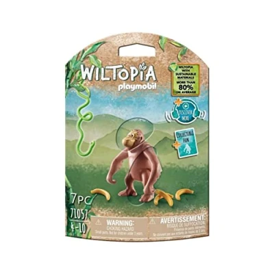 Image of Playmobil 71057 Wiltopia Orangutan, Animal Toy, Sustainable Toys, Fun Imaginative Role Play, PlaySets Suitable for Children Ages 4+