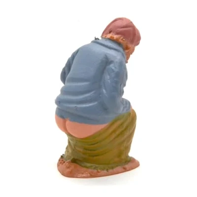Image of 6 cm hidden nativity scene. find the Christmas figure. man who poops. shitting statuette. scene set, figures, jesus. 3 kings. scale models