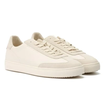Image of Clae Deane Unisex Trainers, Size: 6, Triple offwhite Leather