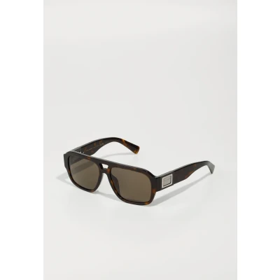 Image of Dolce &amp; Gabbana Man DG4506 502/73 Sunglasses Acetate Turtle Brown Pilot Normal
