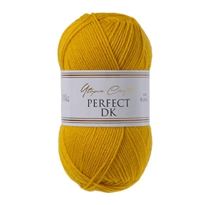 Image of Utopia Crafts DK Double Knitting Yarn, 100g (Ochre)