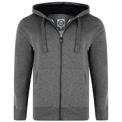Image of KAM Jeanswear Men&#039;s Plain Hoody Gray 6XL Grey