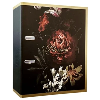 Image of Interdruk Arch File A4 75 mm Metallic Design Satin Gold Blossom, A4+