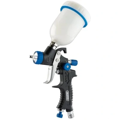 Image of Draper Gravity Feed HVLP Composite Body Air Spray Gun, 100ml