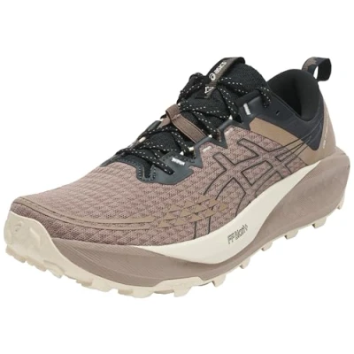 Image of Asics Geltrabuco 13 Trail running shoes, Men&#039;s, Size: 7.5, Taupe grey/black Textile/synthetics