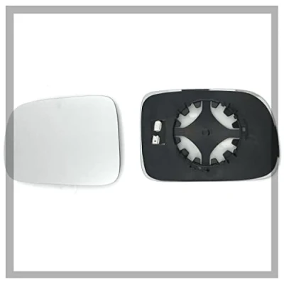 Image of Fits Honda CRV, For 2003 to 2006 Heated Base Convex Wing Mirror LEFT HAND (UK Passenger Side)