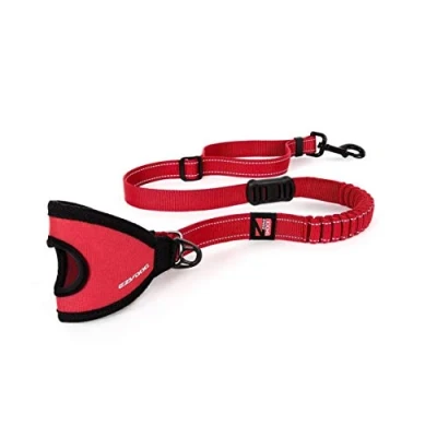 Image of EZYDOG Handy Dog Lead Hands Free Lead, Bungee Fits All Hand Sizes, Short Strong Training For Dogs, Leash Large Dogs (48&quot;, Red)